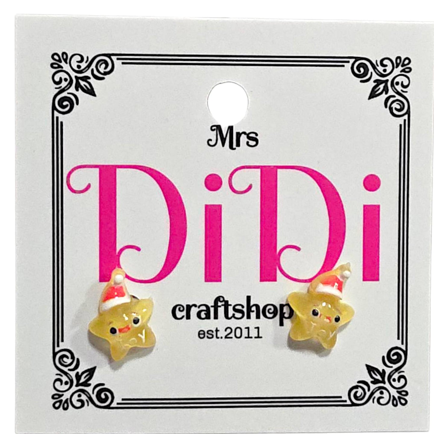 Χριστουγεννιάτικα σκουλαρίκια αστεράκια, 13102510