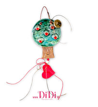 Φόρτωσε την φωτογραφία στο Gallery viewer, Χριστουγεννιάτικο γούρι ροδιά - καρδιά, κεραμικό &amp; κρεμαστό, 2810251