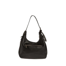 Φόρτωσε την φωτογραφία στο Gallery viewer, Τσάντα ώμου με δύο θέσεις, μαύρη, 24237