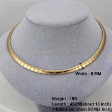 Φόρτωσε την φωτογραφία στο Gallery viewer, Κολιέ περιδέραιο ατσάλινο 8mm, σε κίτρινο χρυσό, 2111253G