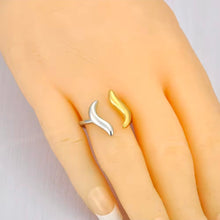 Φόρτωσε την φωτογραφία στο Gallery viewer, Δαχτυλίδι ατσάλινο ακανόνιστο σχέδιο, σε ασημί - κίτρινο χρυσό, 1303263