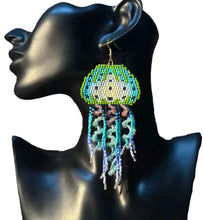 Φόρτωσε την φωτογραφία στο Gallery viewer, Σκουλαρίκια Boho μεγάλα, μέδουσα, χάντρα τύπου Miyuki, 2306261