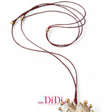 Φόρτωσε την φωτογραφία στο Gallery viewer, Κολιέ καρδιά ατσάλινη με σχέδιο, σε ασημί - κίτρινο χρυσό, 0802268