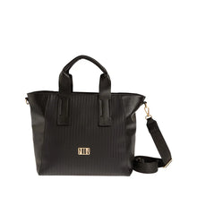 Φόρτωσε την φωτογραφία στο Gallery viewer, Τσάντα χειρός με ιμάντα, μαύρο, 24250