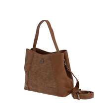 Φόρτωσε την φωτογραφία στο Gallery viewer, Τσάντα χειρός και χιαστί, σοκολά 24266