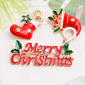 Καρφίτσα Χριστουγεννιάτικη - Merry Christmas