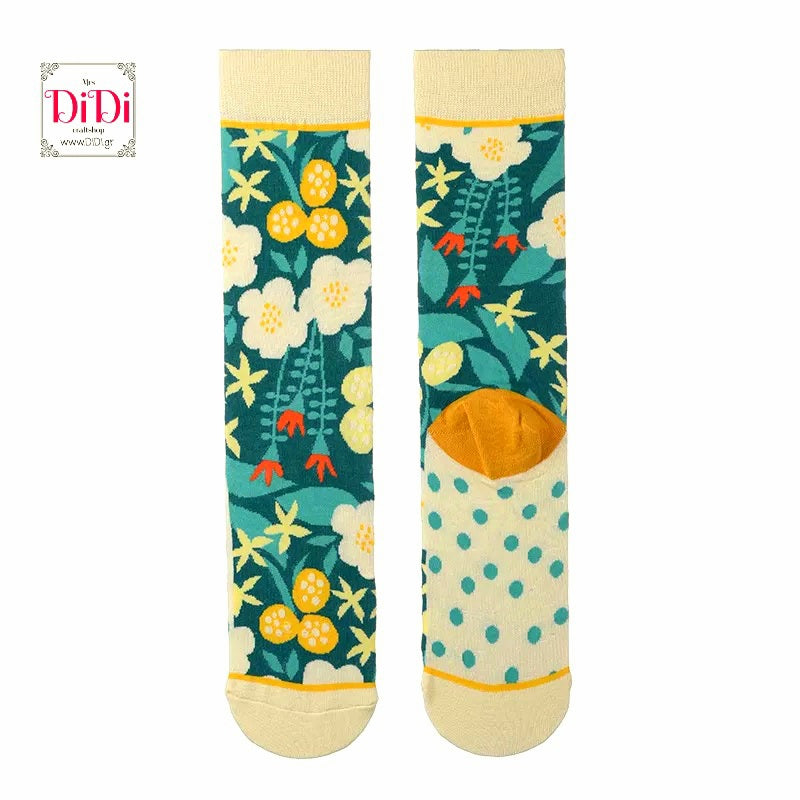 Κάλτσες μεσαίες, Flory dot (no 35-42)