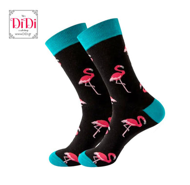 Κάλτσες μεσαίες, Flamingos, No 40-46
